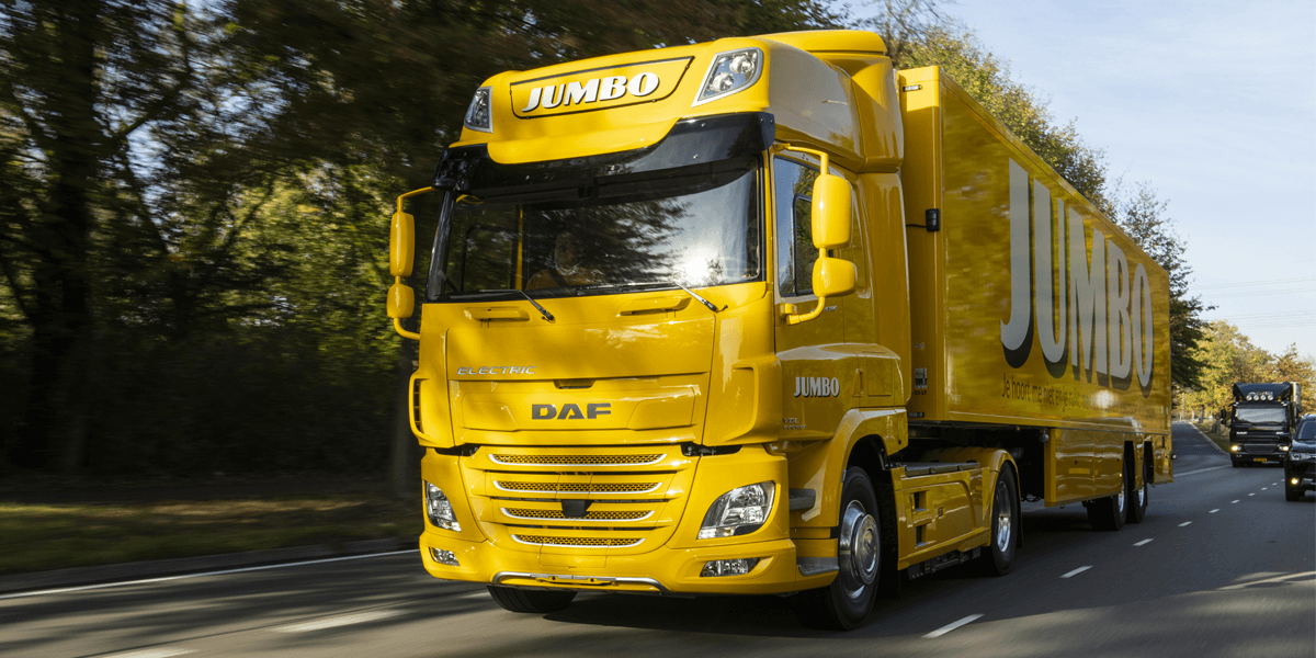 DAF e-truck is trial-ready for Jumbo supermarkets