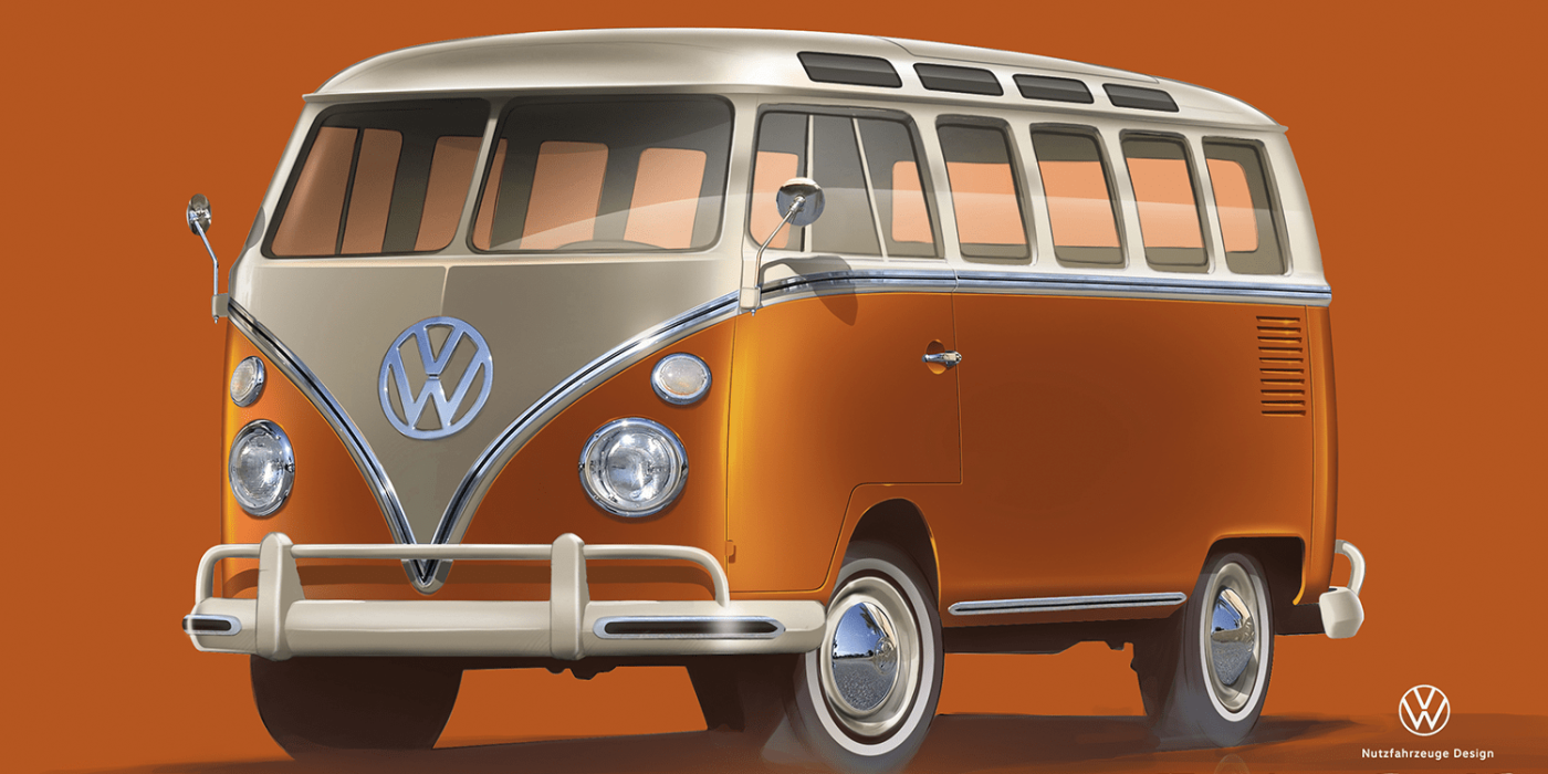 Volkswagen Commercial Vehicles shows the e-BULLI