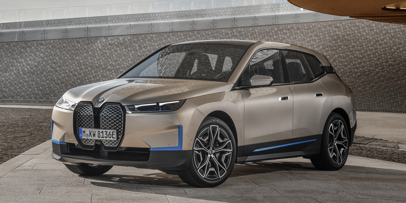 BMW iX interior discretely integrates high-tech features