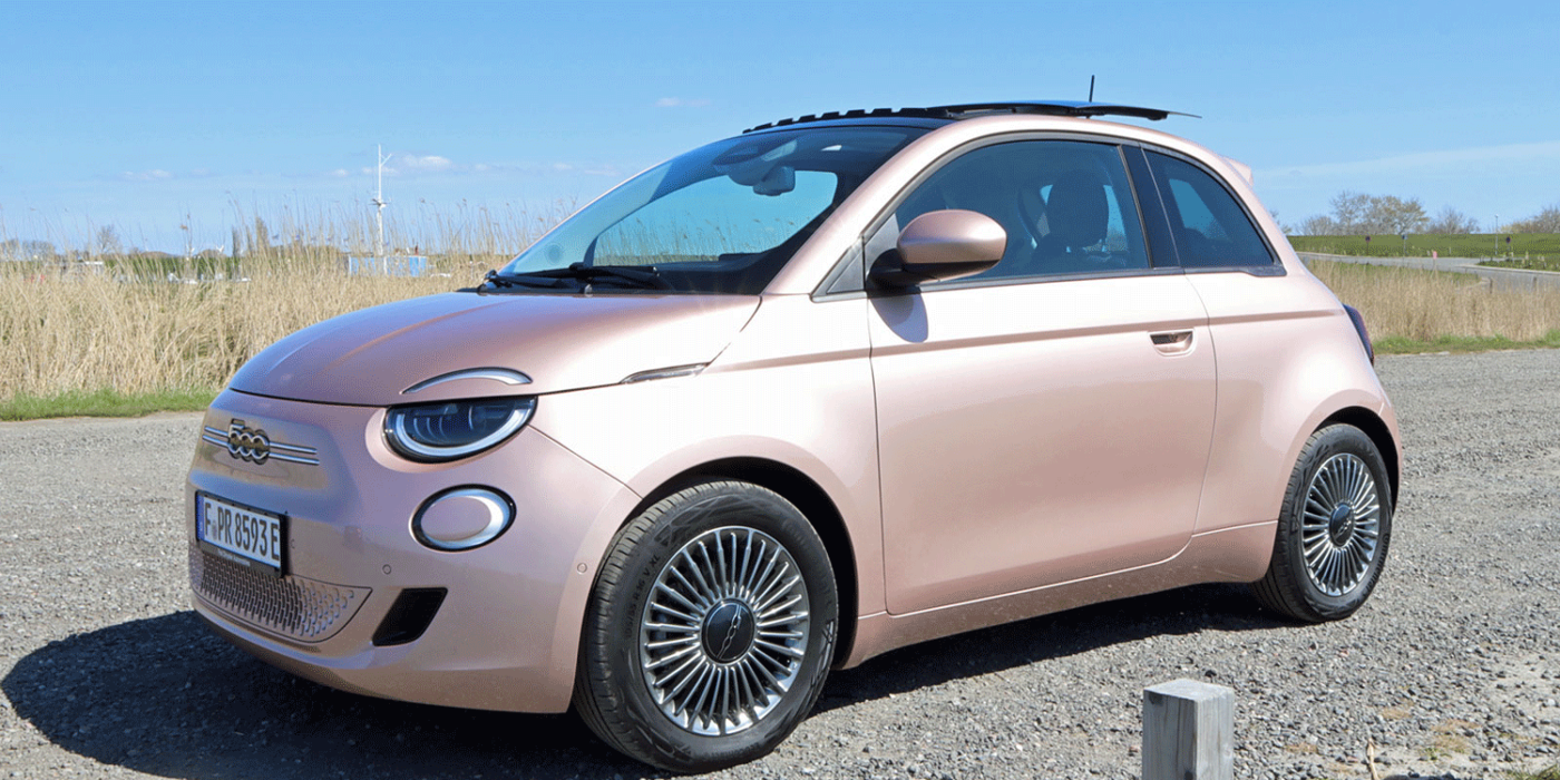 New 500 drive review: The little e-car that could mark 300km